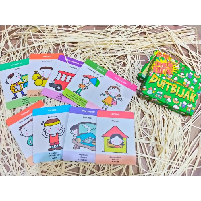 Kartu Game Karakter Anak Seri Satwa Indonesia Seri Duit Bijak - SERI DUIT BIJAK