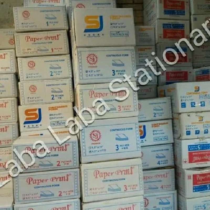 

Continuous Form Paper Print 9.5 x 11/3 Rangkap 2