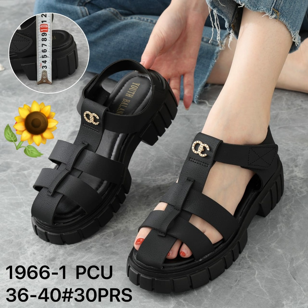 Sandal Karet Jelly Wedges Wanita import Model Terbaru Original Kekinian by AGUNG STYLE Balance 2312-A2