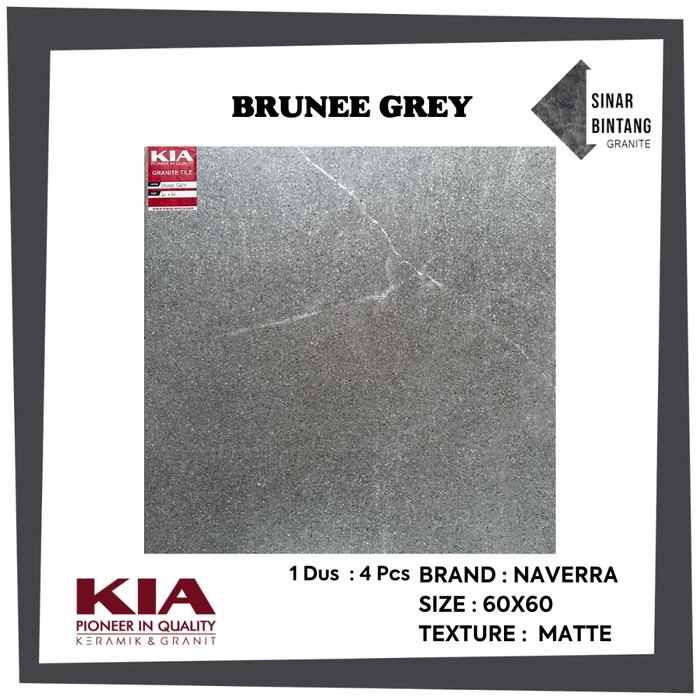 Granit Homogenous 60x60 Brunee Grey