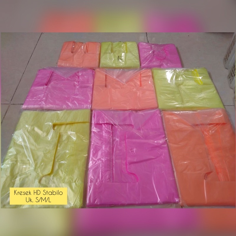 Kantong Plastik Kresek Warna Warni / Kresek Warna Stabilo