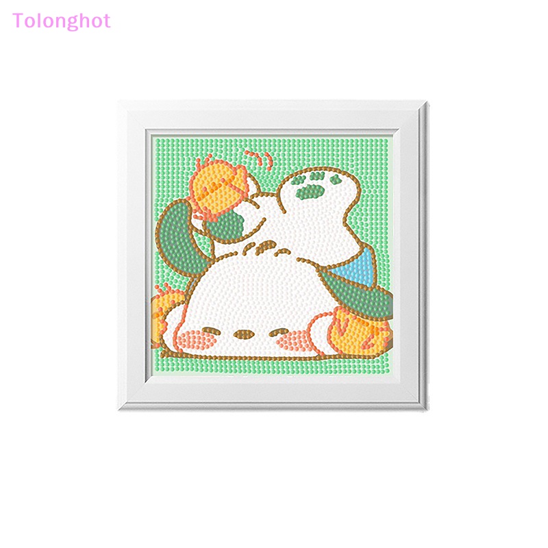 Tolonghot&gt; Helly Kitty Cinnamoroll Kuromi Berlian Paing Kit 5D DIY Mosaik Bulat Bordir Dekorasi Kamar Anak Pekerjaan Tangan Mainan Hadiah Dengan Baik