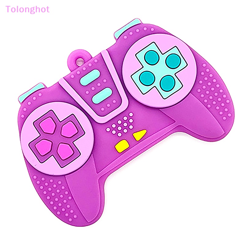 Tolonghot&gt; 1PC Mainan Bayi Silikon remote control silicone game controller teether Bayi teether Bayi Tumbuh Gigi Sumur