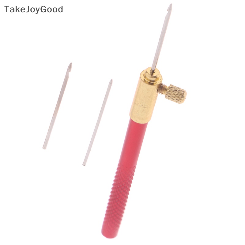 Takejoygood Bordir Tambour Crochet Hooks Alat Knitg Dengan 3s French Crochet QWP