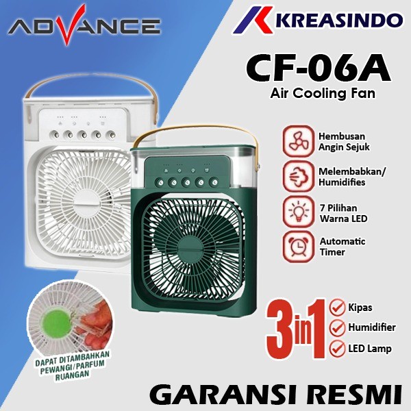 ADVANCE CF-06A / CF06A Kipas Pendingin Mini AC Portabel Air Cooler Fan Mini