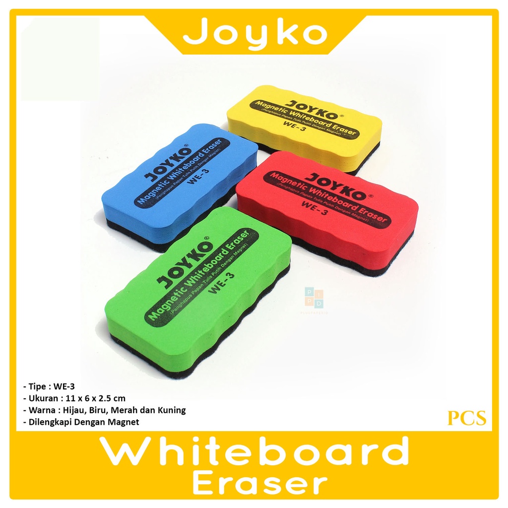 

JOYKO - White Board Eraser We-3 Penghapus Papan Tulis Magnet - Pcs