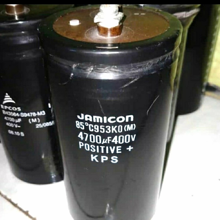 ZIKOSTORE - Elco Kapasitor JAMICON EPCOS 4700uf 4700 4700MDF 400VDC 400v 400 volt
