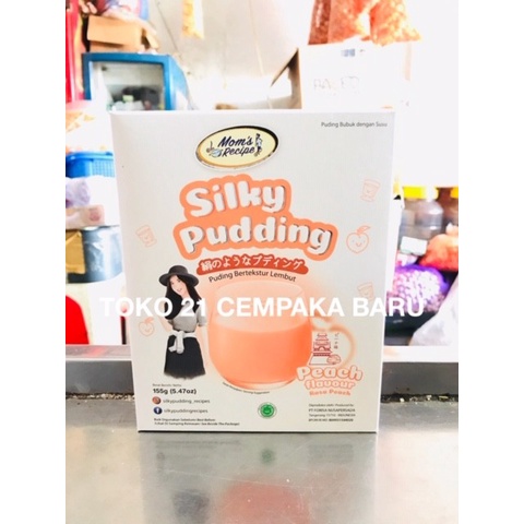 

Silky Pudding Rasa PEACH Flavour Box 155 gram |Murah Agar Silky Puding