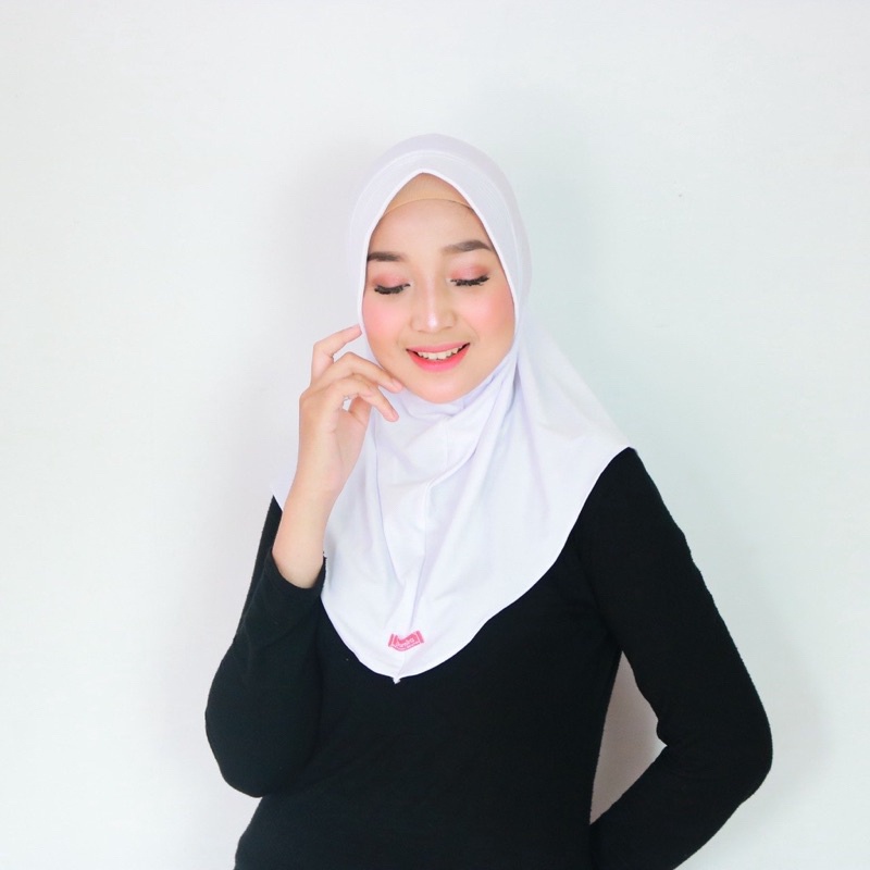 sproty hijab hijab sport jilbab sport olahraga instan pet terlaris bergo hamidah hijab instan size M