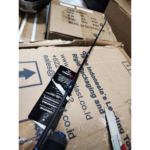 Joran Pancing Eupro Hammershark 562 165 cm jigging overhead tanduk