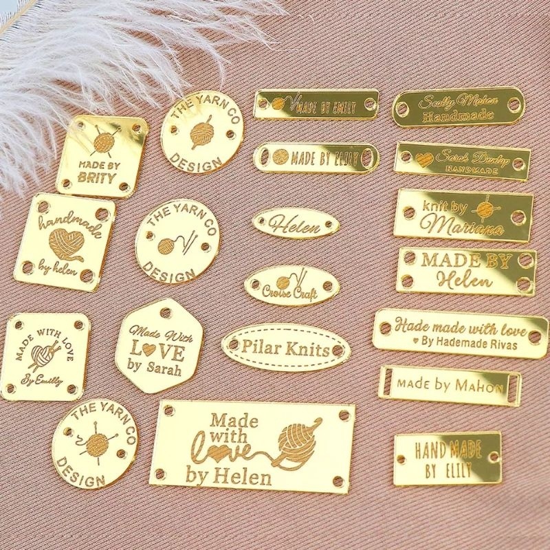 

LABEL AKRILIK TERMURAH / LABEL HIJAB / LABEL GAMIS / BRANDING PRODUK/WARNA GOLD