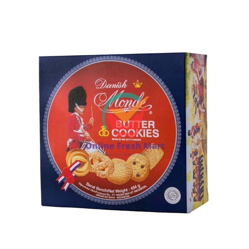 

(kirim instant) Monde Butter Cookies Blue 454 g kue kaleng lebaran kondangan - Online Fresh Mart Denpasar