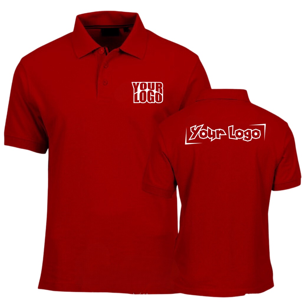 Kaos Polo Pria Wanita Shirt Baju Atasan Kerah Cowok Cewek Lengan Pendek Distro Custom Seragam Kemerd
