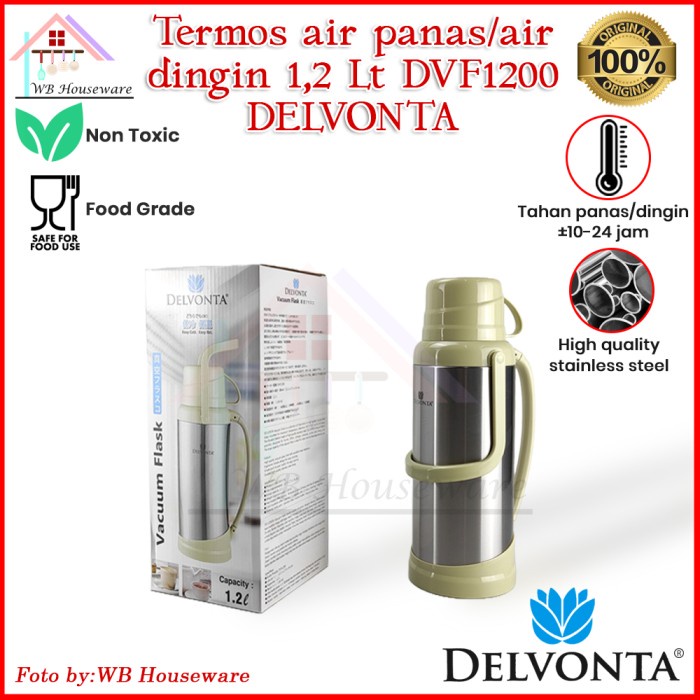 Delvonta DVF2000 Termos Air Panas/Dingin 2 Liter