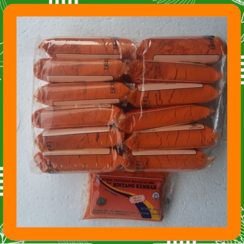 

1 pack Bumbu tabur balado merk bintang kembar isi 12. 600 gram Best Seller
