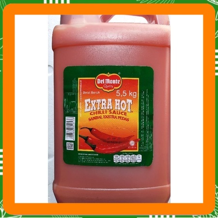 

Delmonte extra hot 5.5kg saus cabe extra pedas jerigen galon kompan Best Seller