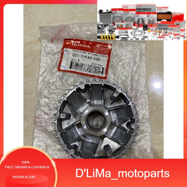 FACE COMP RUMAH ROLLER K44 BEAT FI ESP SCOOPY FI ESP ORIGINAL ORI ASLI HONDA AHM 22110-K44-V00