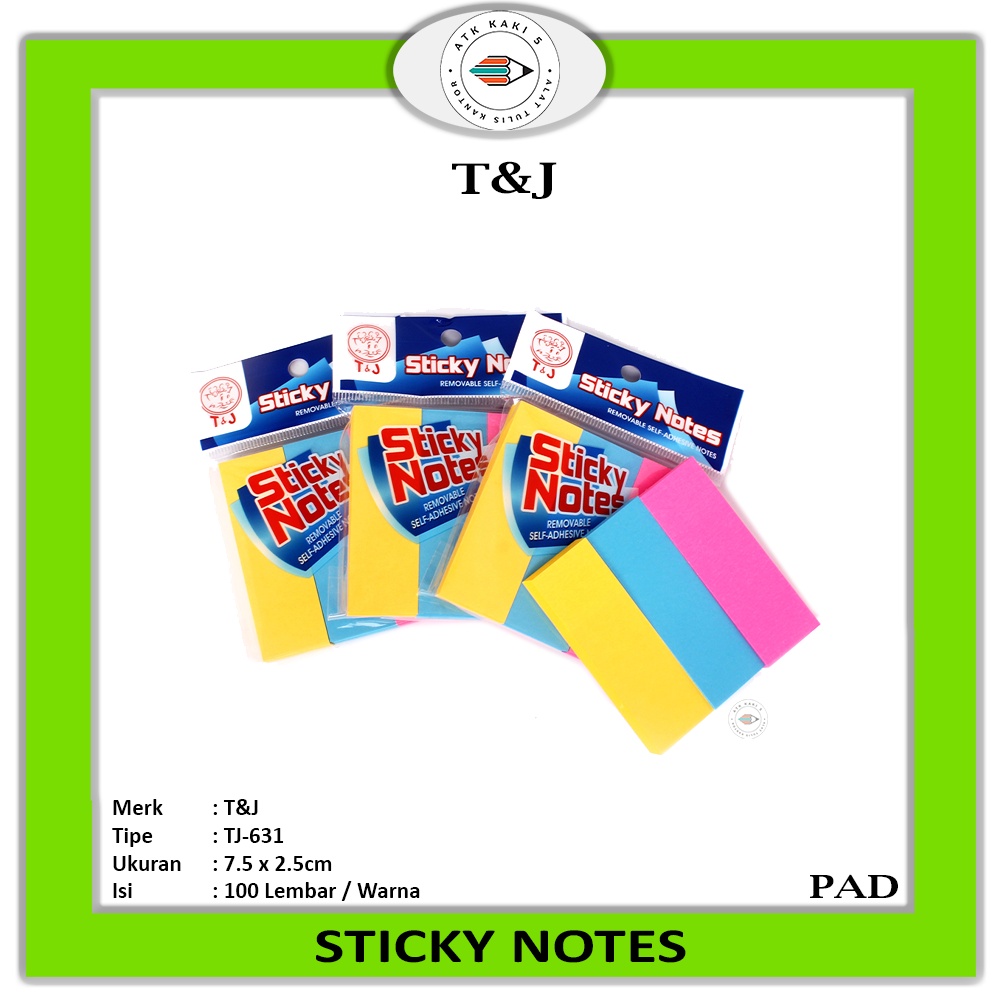 

TOM & JERRY - Sticky Notes TJ-631 3 Warna - Pad