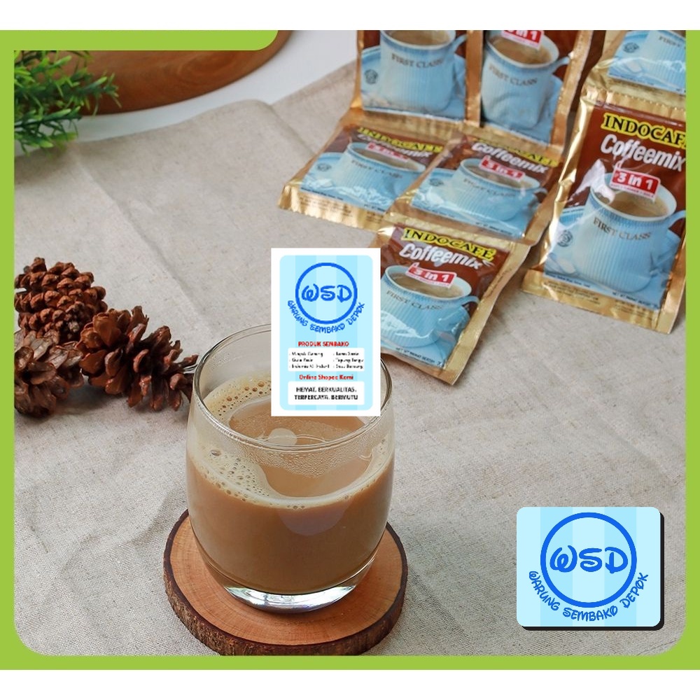 

Kopi Indocafe Coffeemix 3in1 Sachet Renceng Isi 10 x 20 Gram