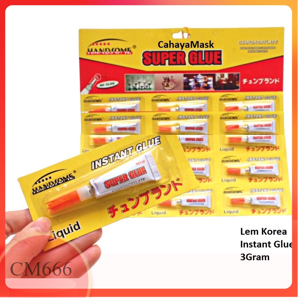 

Lem Korea 3Gram Instant Glue HandSome