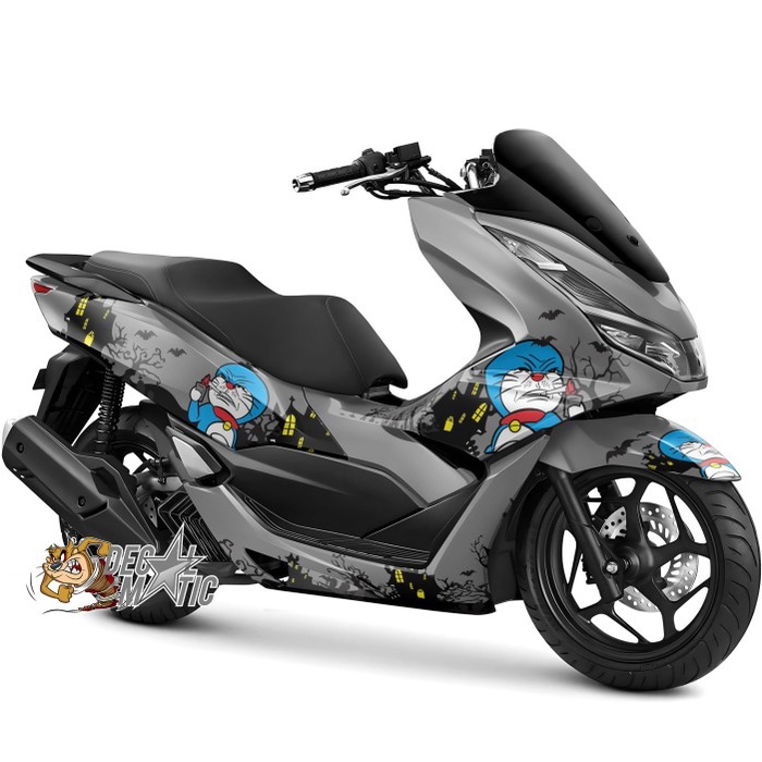 Stiker PCX Full Body - Decal Full Body Motor Honda PCX 150 PCX160 Doraemon 2