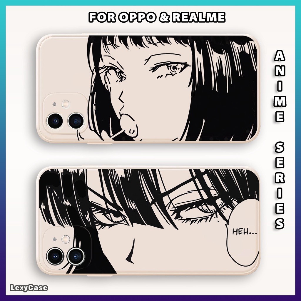 Case Anime Girl SM166 OPPO A5S A12 A15 A16 A16E A16K A17 A57 2022 A54 A55 A53 A3S A11K A31 A36 A52 A