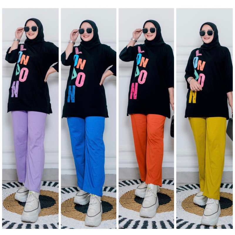 Nabil setcel kaos combad / Nabil collection / setcel kaos combad / setelan kaos