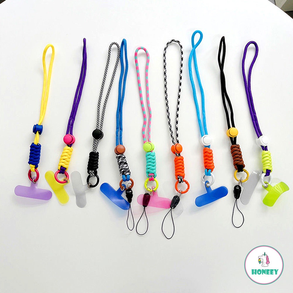 Lanyard Telepon Adjustable Detachable Neck Cord Lanyard Strap carabiner Kompatibel Liontin Dengan Kartu Untuk Warna fob Kunci Ponsel