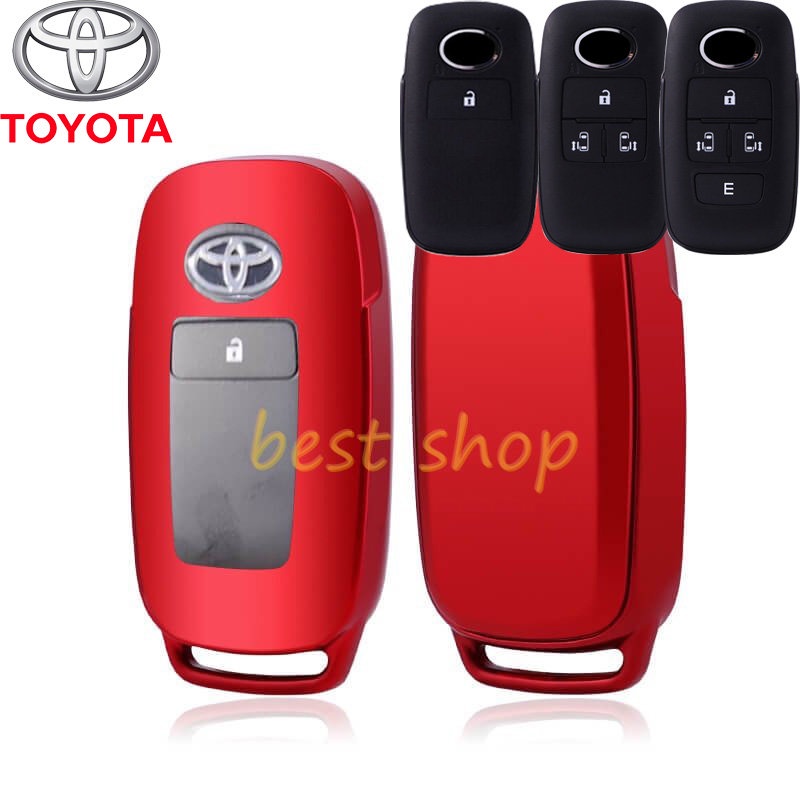 Toyota 2022untuk Daihatsu Rocky Key Cover Case Raize Avanza 2022new Veloz 2021kotak Kunci Mobil TPU Remote Chrome Silicone Case Cover