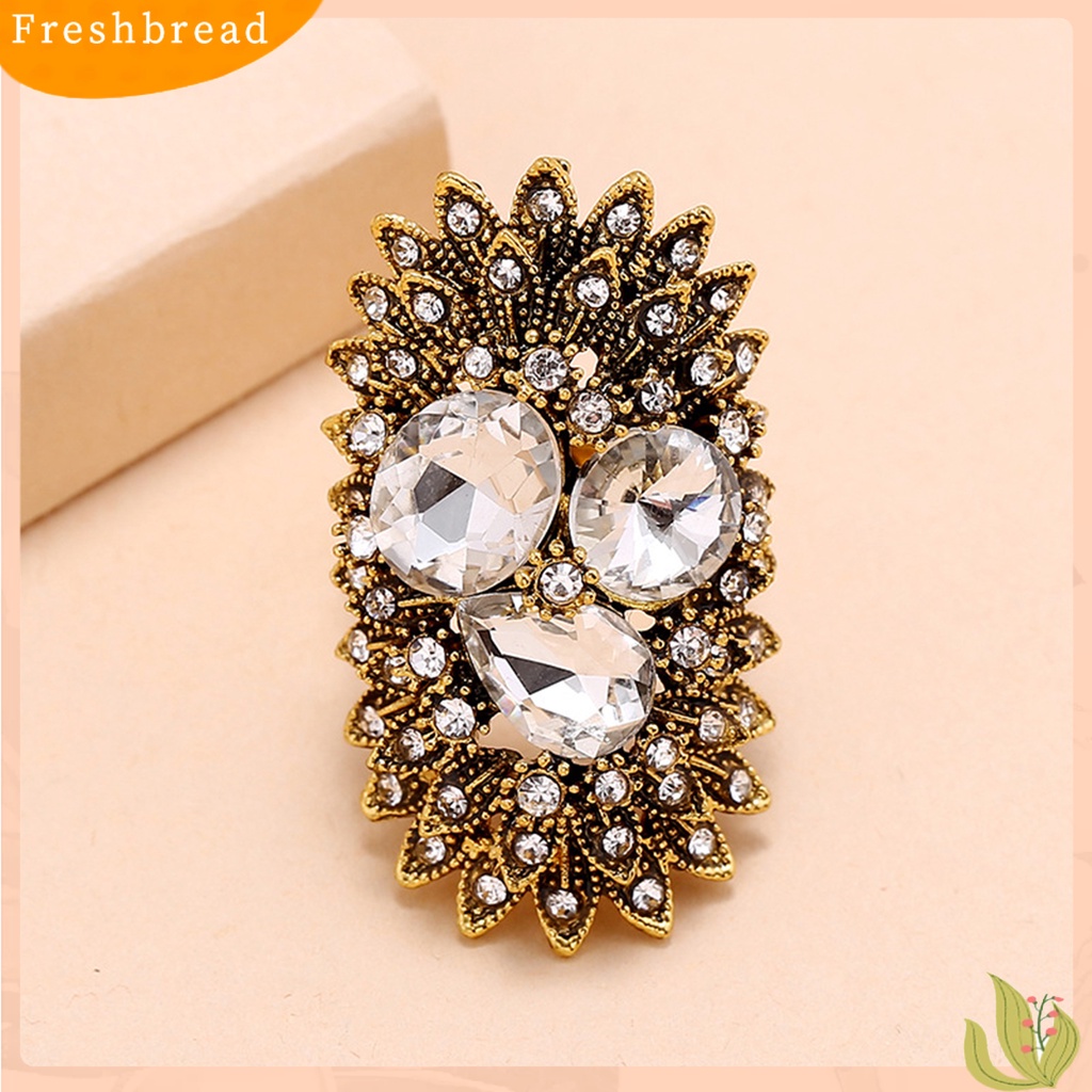 &lt; Freshbread &gt; Wanita Cincin Indah Adjustable Vintage Bohemian Geometris Tidak Teratur Ring Untuk Pakaian Sehari-Hari