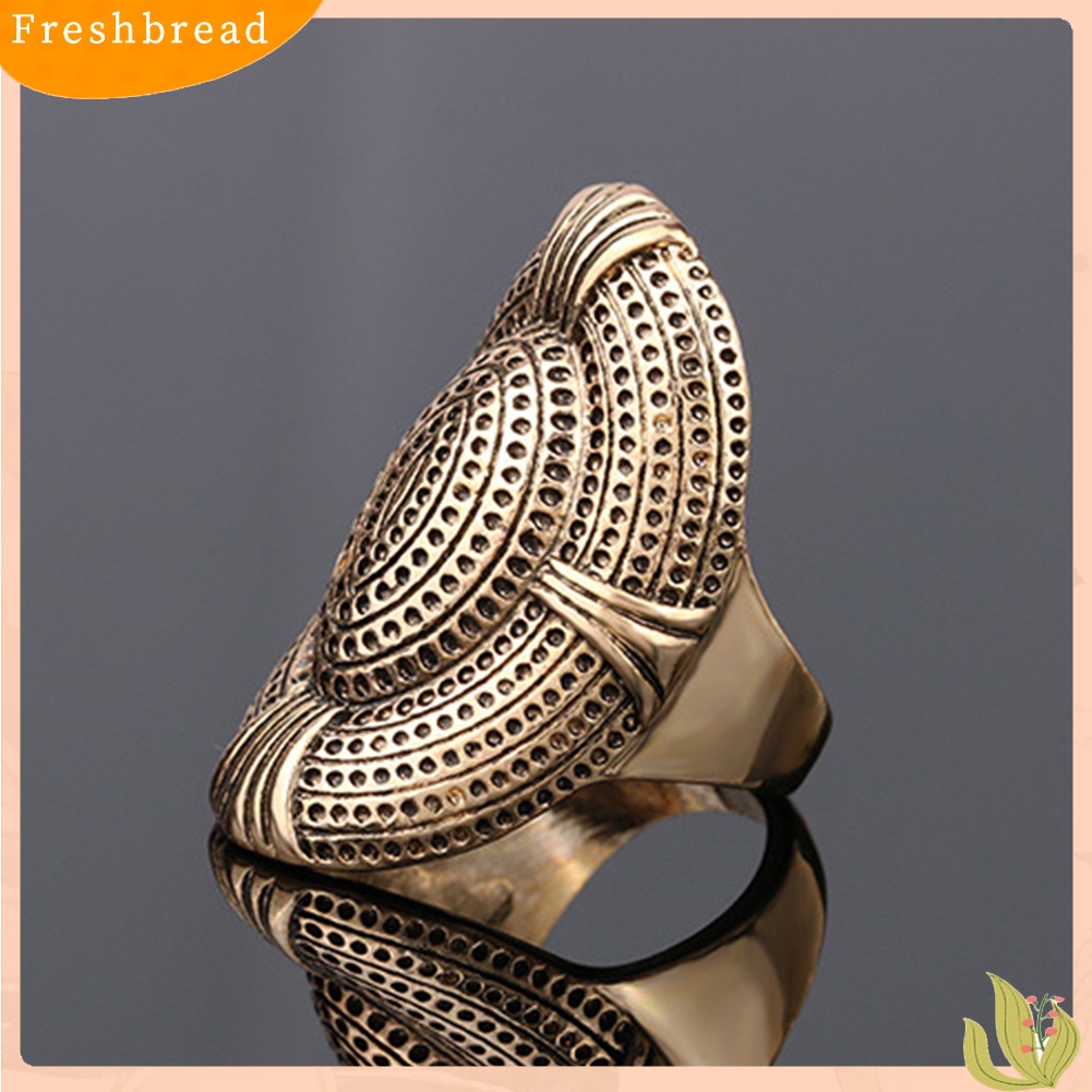 &lt; Freshbread &gt; Kreatif Berlebihan Mesh Desain Lubang Paduan Jari Cincin Pria Wanita Perhiasan Hadiah