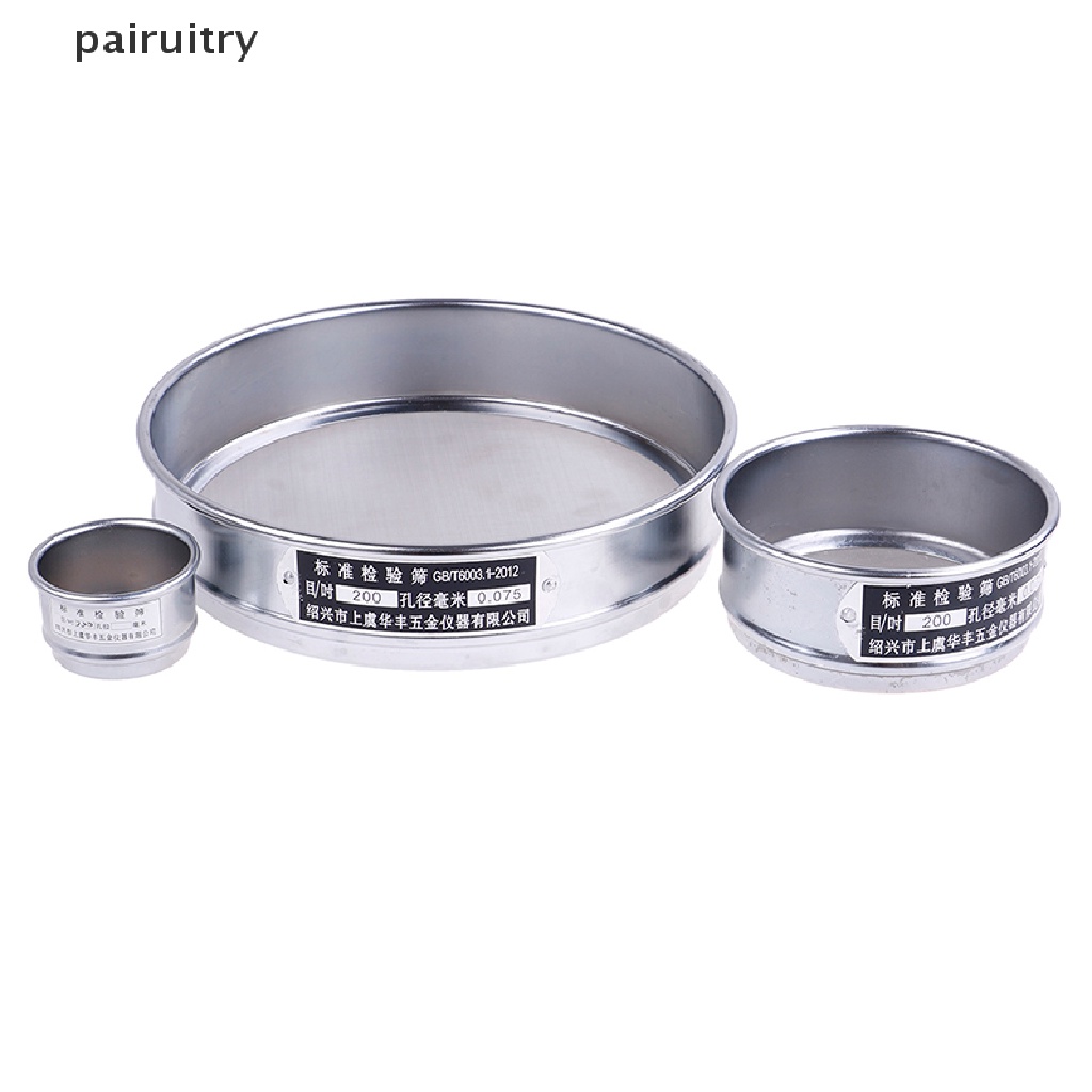 Prt 200jaring 0.074mm aperture stainless steel Tes Standar lab 5-20cm PRT