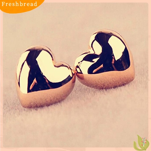 &lt; Freshbread &gt; 1pasang Fashion Wanita Lucu Hati Kecil Pesona Telinga Stud Anting Perhiasan Hadiah Xmas