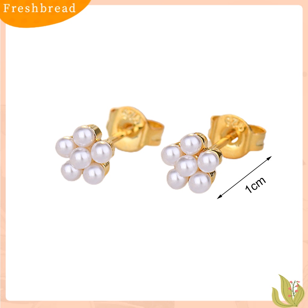 &lt; Freshbread &gt; 1pasang Stud Earrings Indah Busur-Simpul Berlian Imitasi Telinga Dekorasi Tembaga Tindik Studs Wanita Pria Perhiasan Hadiah Ulang Tahun