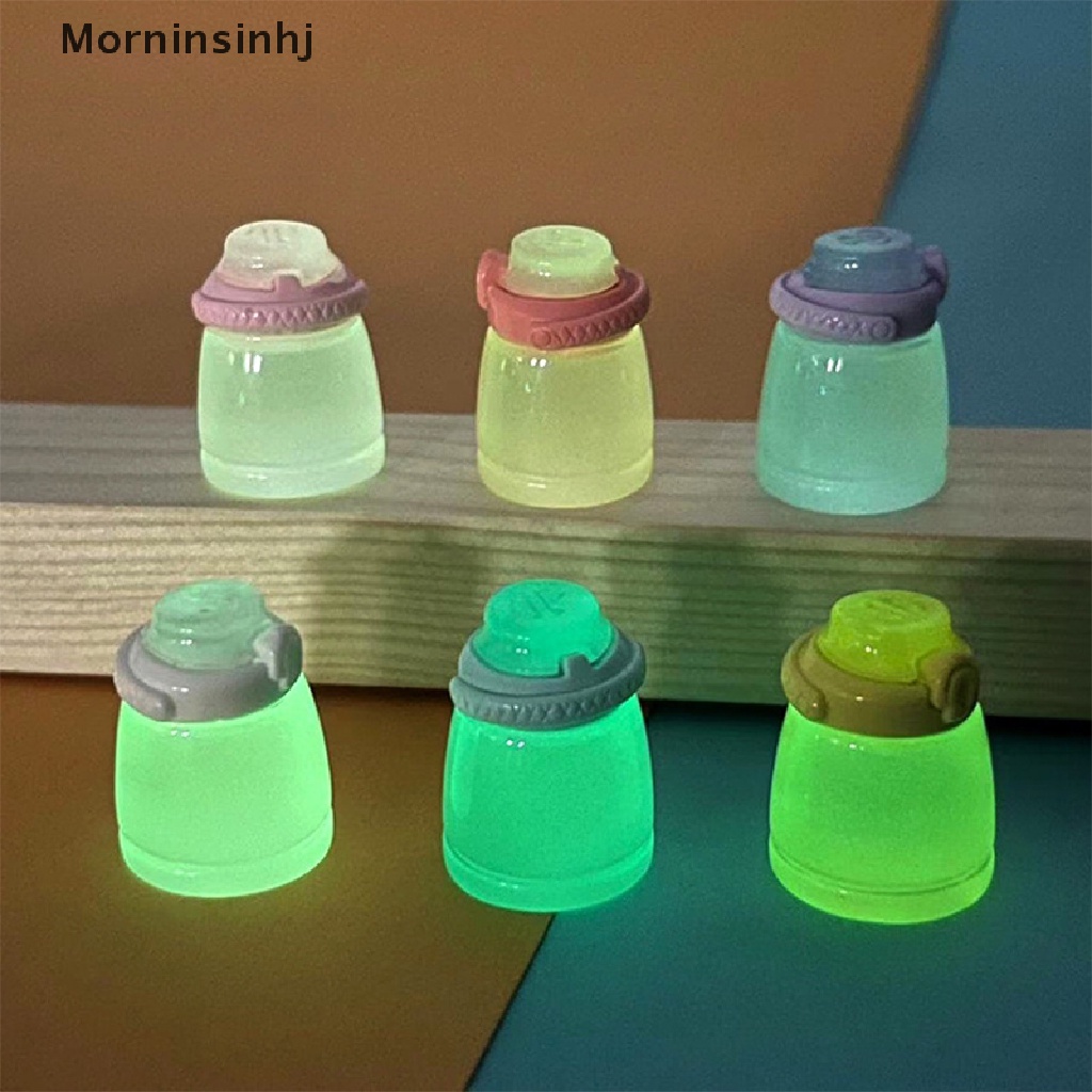 Mornin 6Pcs Simulasi Tiga Dimensi Luminous Belly Cup Handmade DIY Dekorasi Mainan Resin id