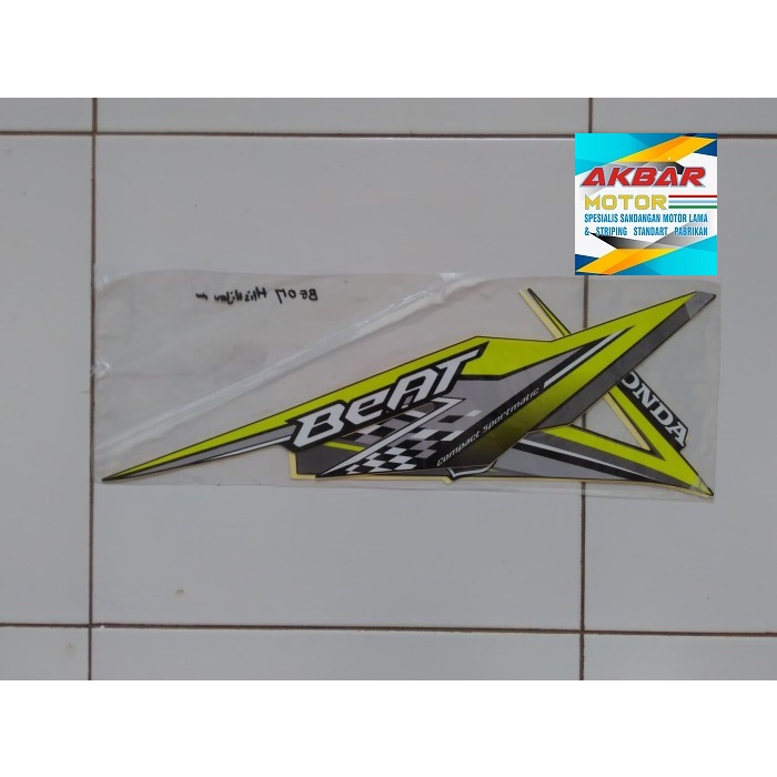 Striping Sticker lis Beat FI ESP 2018 Hitam Original