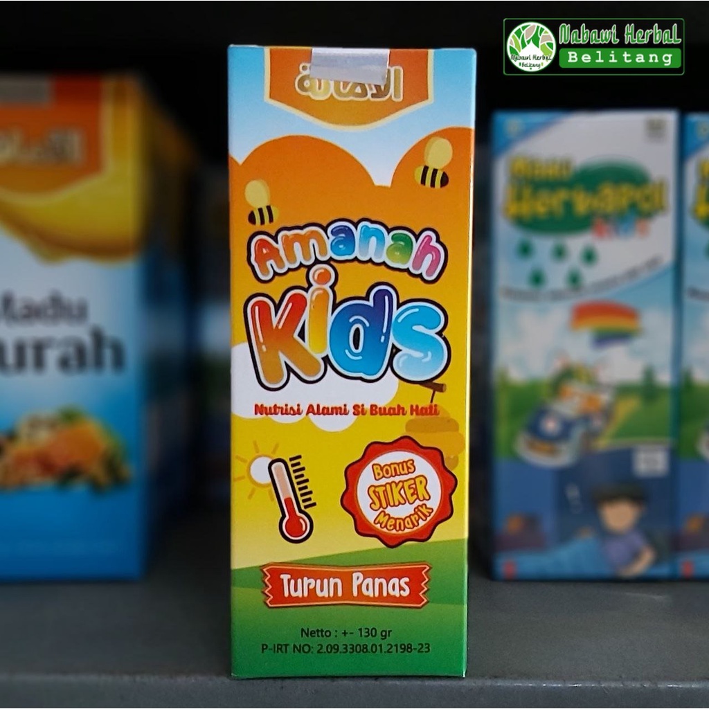 

Madu Turun Panas Anak Amanah Kids Obat Demam Anak Obat Perut Kembung Anak Obat Masuk Angin Anak