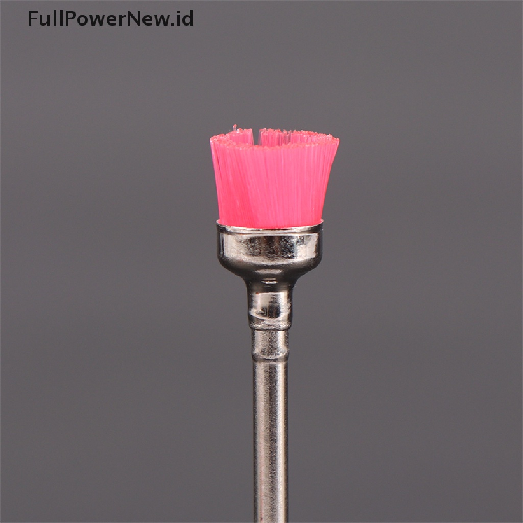 Power 1PC Sikat Bor Kuku 2.35mm Mesin Kikir Nail Art Drill Bit Alat Pembersih ID