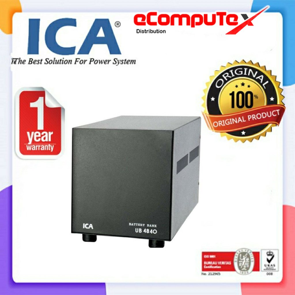 BATTERY BANK ICA UB-4840 UB4840 GARANSI RESMI