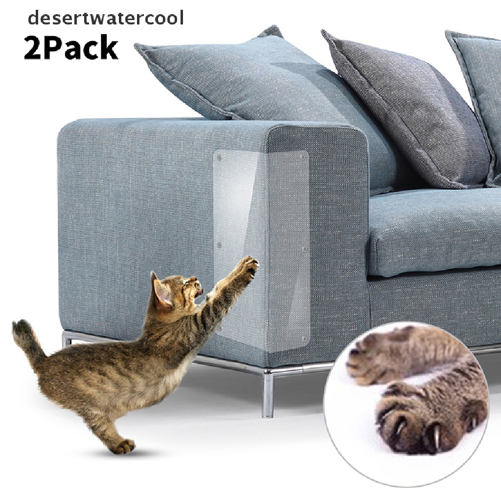 Deid 2PC Couch Cat Scratch Guards Mat Protector Sofa Untuk Kucing Scratcher Paw Pads Martijn