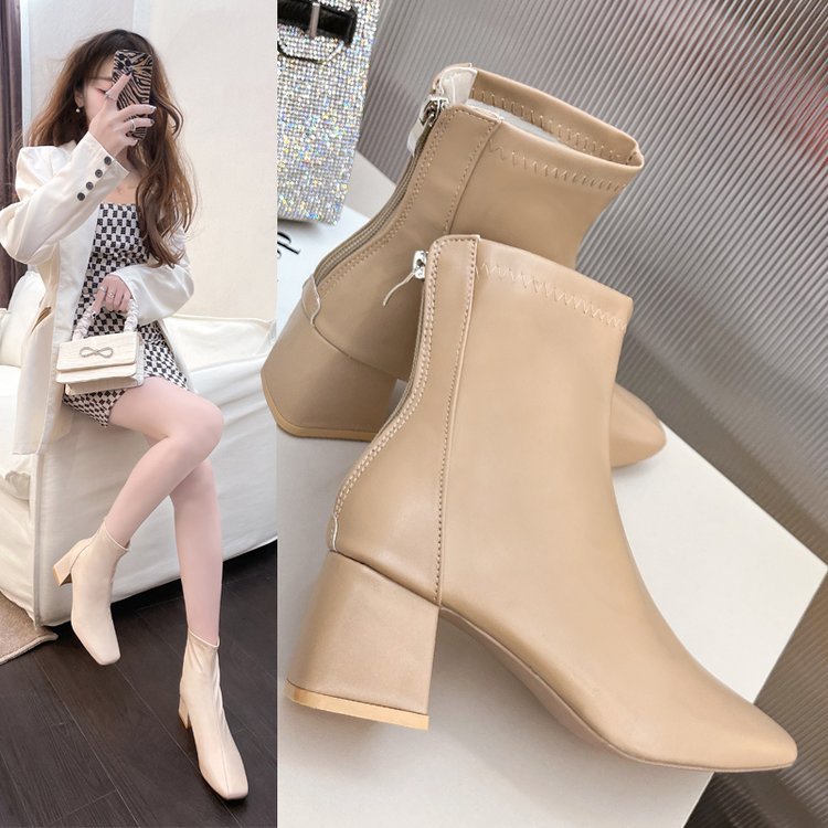 Sepatu Boots Heels Women Shoes Korean Premium Quality