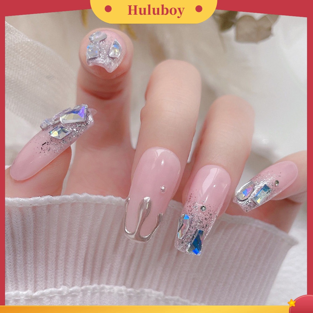 {In Stock} 1pak Pesona Kuku Tiga Dimensi Bersinar Mewah Mudah Diterapkan Pengerjaan Halus DIY Nail Art Tahan Lama 3D Berlian Imitasi Dekorasi Kuku Salon Kuku