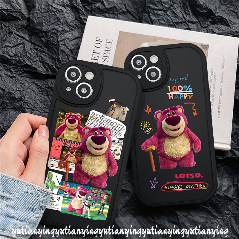 Redmi Note11 10 10Pro 9 Pro 9s 10s 11s 8 11Pro+mi12 11 Lite 11T Redmi 12C 10 9C A1 K40s 10C 9A 9 10A 9T POCO F4 X3 NFC Pro M3 Lovely Manyo Kartun Strawberry Bear Sarung Soft Case