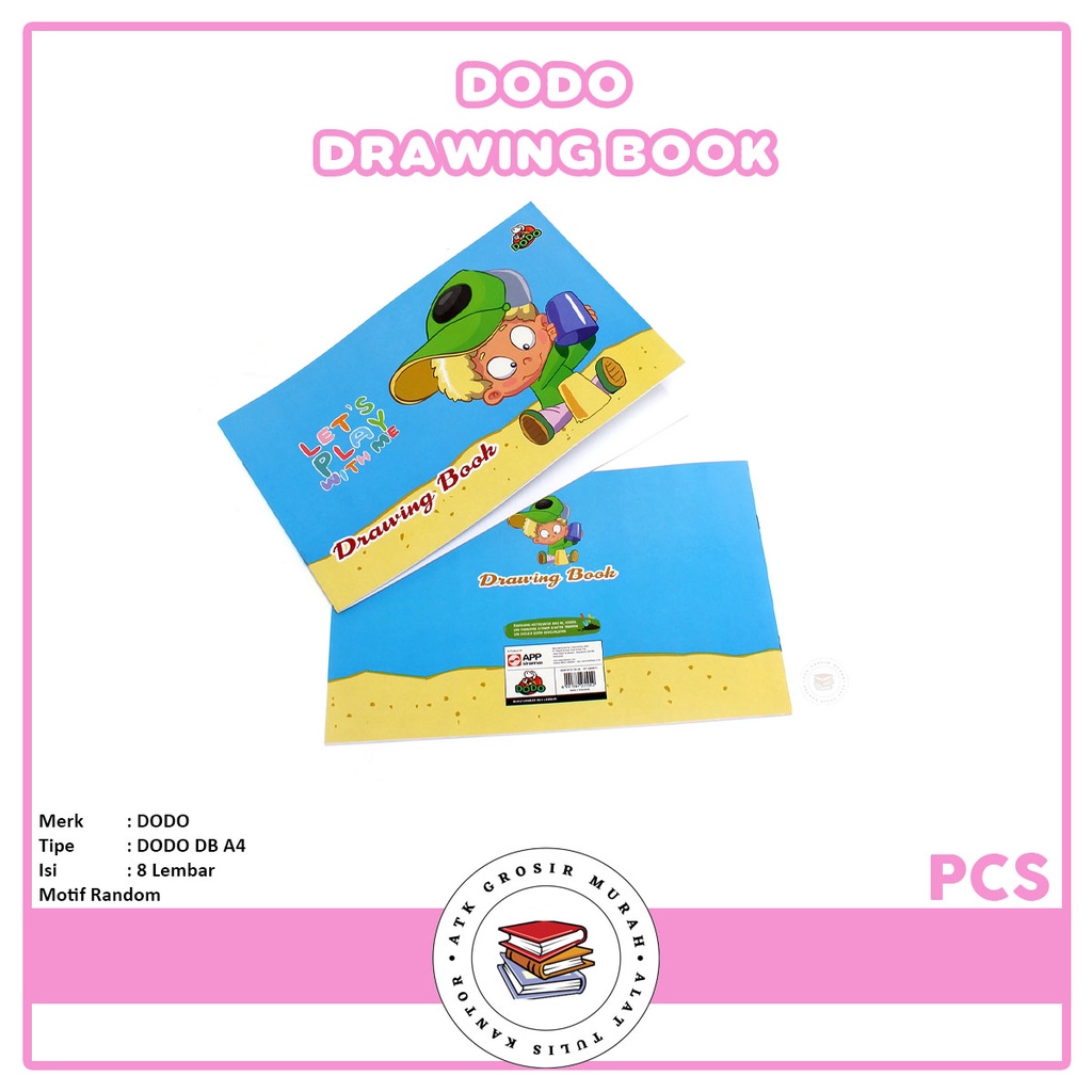 

DODO - Buku Gambar A4 - Pcs