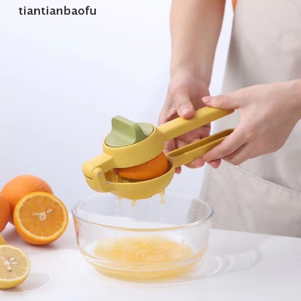 [tiantianbaofu] Alat Peras Jeruk Lemon Manual Hand Press Juicier Gadget Dapur Butik