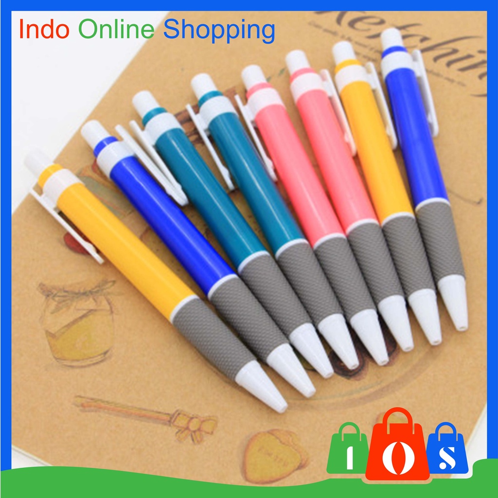 

IOS 220 Pena Sekolah Ballpoint Pen Students Sourvenir Pulpen Tinta Gel Import COD