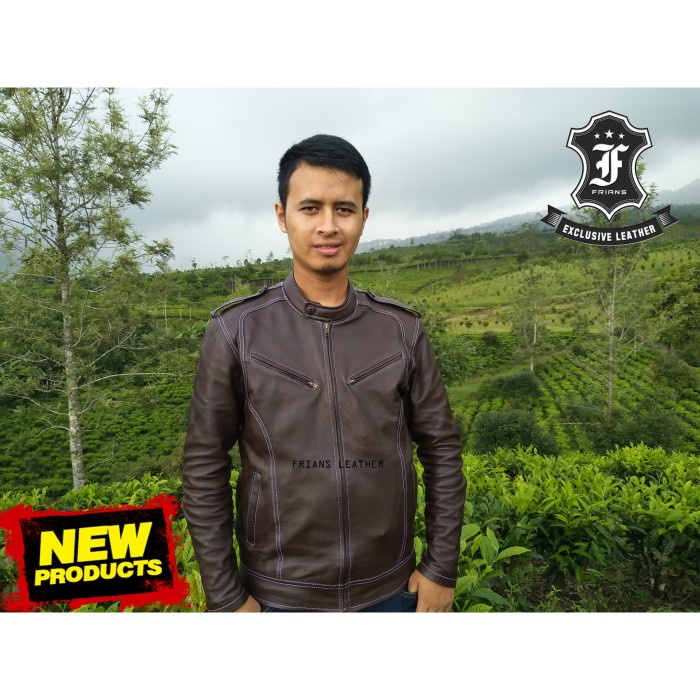 Jaket Kulit Domba Super / Jaket Kulit Asli Elegan / Jaket Kulit Garut