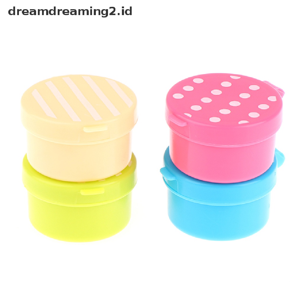 (hot) 4pcs Botol Saus Mini Wadah Saos Berwarna Botol Penyimpanan Saus Tomat//