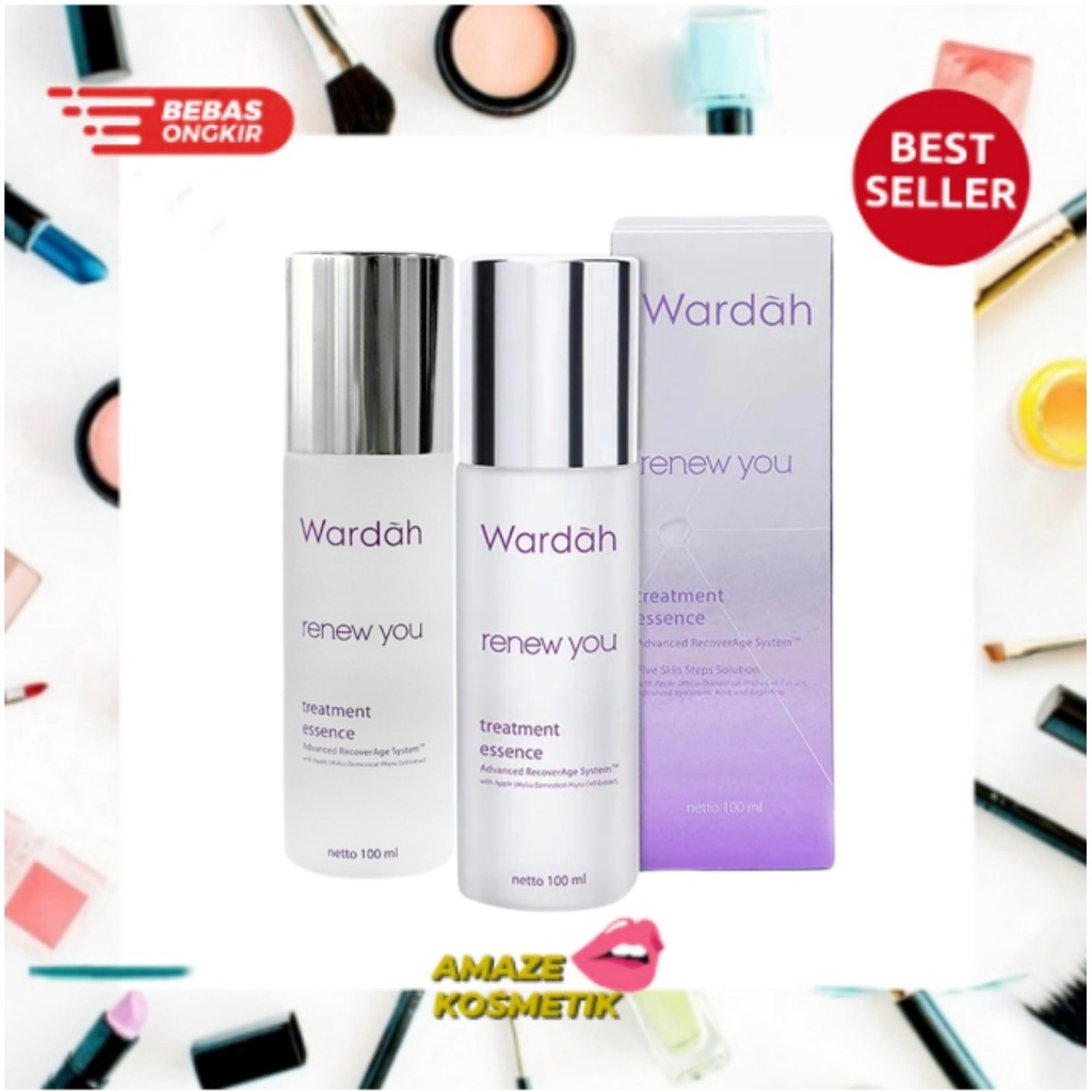 WARDAH Renew You Anti Aging Treatment Toner Essence 100ml - Amaze_Kosmetik