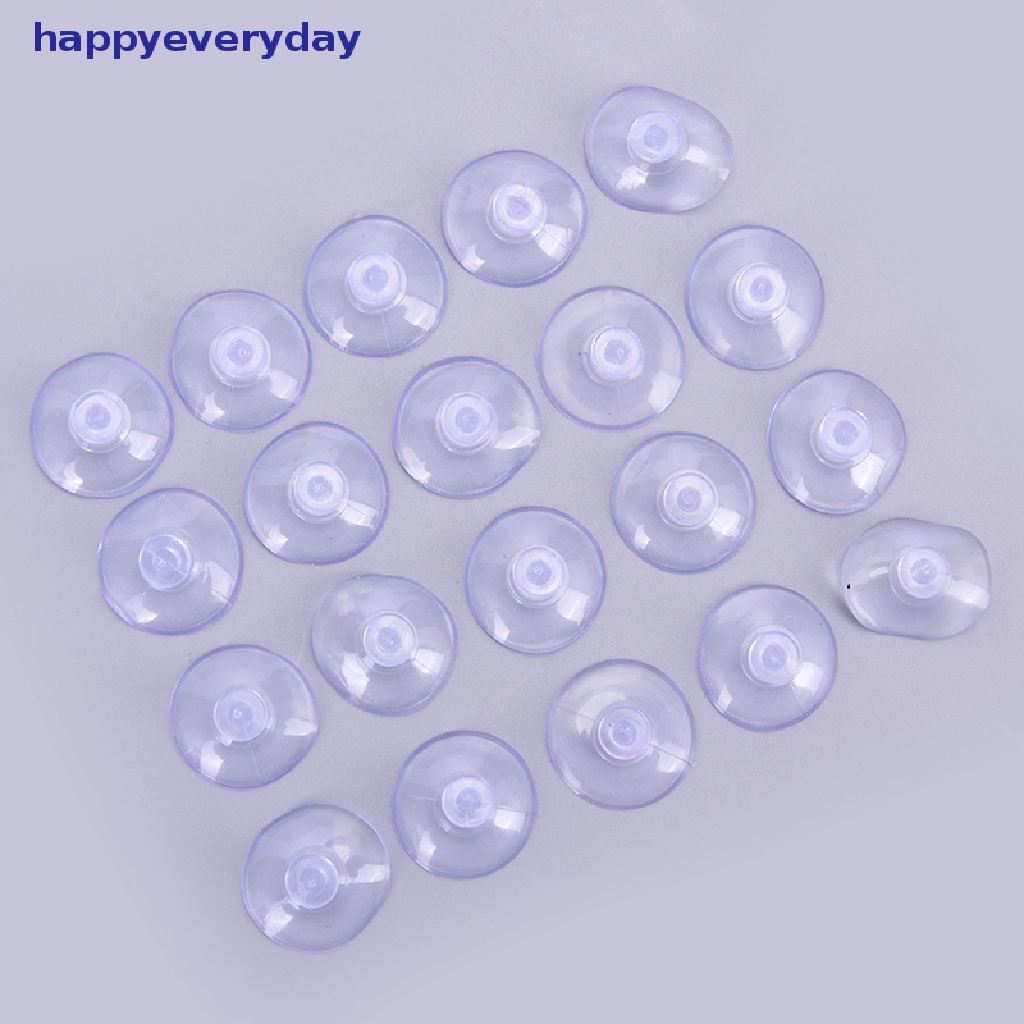 [happy] 20pcs/lot Vacuum Cup Suction Cups Untuk Pad Pas 20mm Kamar Mandi Kepala Jamur [ID]